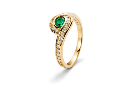 Anillo De Compromiso En Espiral