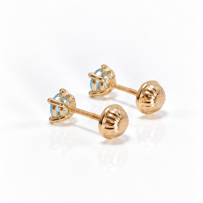 Pendientes Punto Cielo · Topo 5 mm