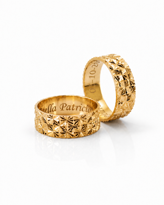 Par de Argollas de matrimonio Diamantadas
