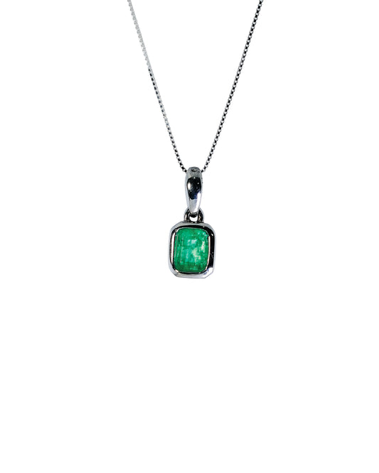 Pendiente de esmeralda