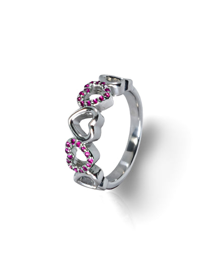 Anillo de Dos Corazones