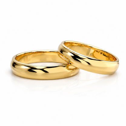Par de Argollas de Matrimonio Clasicas