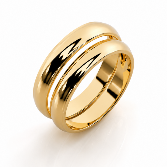 Par de Argollas de Matrimonio Clasicas